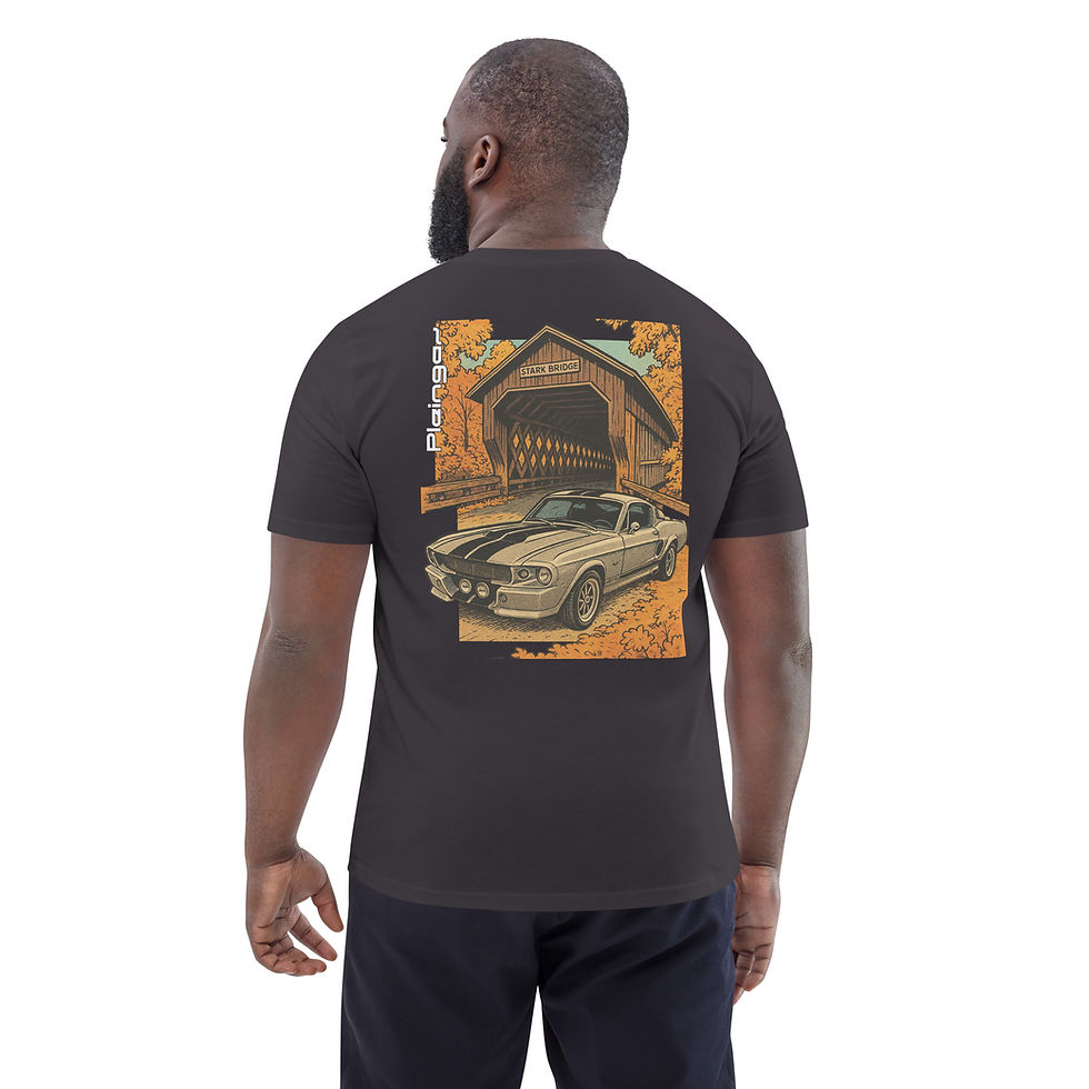 Thumbnail: T-shirt Pleingaz MUSTANG 67' - du S au 5XL - Unisex Coton Bio Oeko-tex
