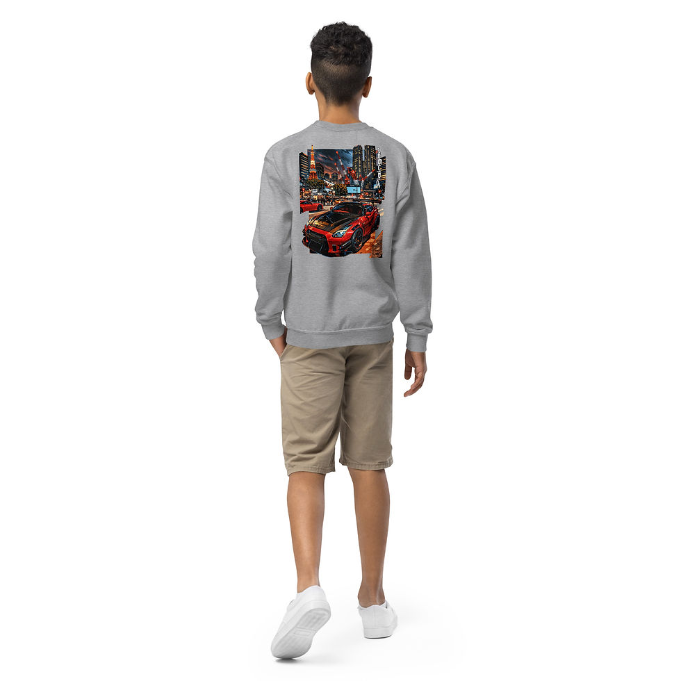 Thumbnail: Kids Sweater Pleingaz R35 WIDEBODY TOKYO unisex coton/polyester