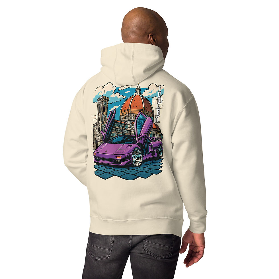 Miniaturbild: Hoodie Pleingaz DIABLO - du S au 3XL  - unisex coton/polyester