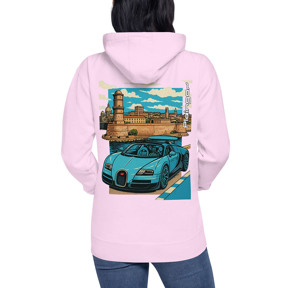 Miniaturbild: Hoodie Pleingaz VEYRON - du S au 3XL  - unisex coton/polyester