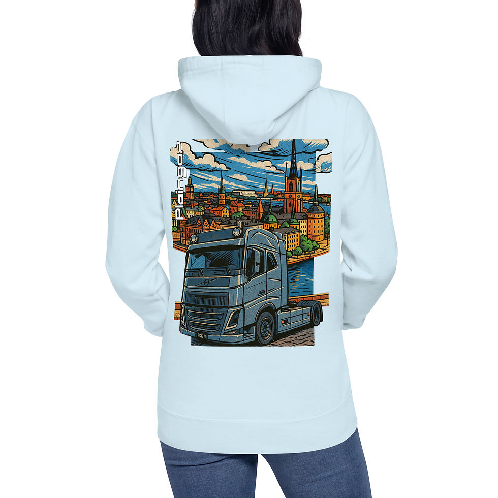 Miniature : Hoodie Pleingaz CAMION FH-13 - du S au 3XL  - unisex coton/polyester