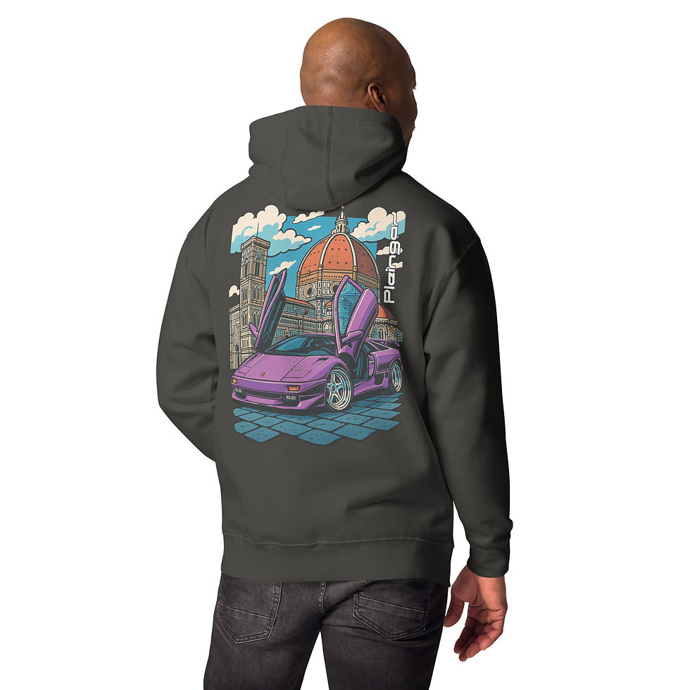 Miniaturbild: Hoodie Pleingaz DIABLO - du S au 3XL  - unisex coton/polyester