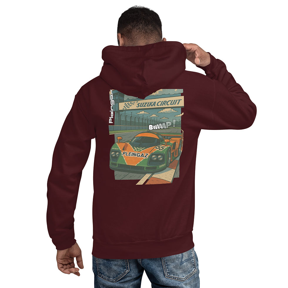 Thumbnail: Hoodie Pleingaz 787B unisex coton/polyester