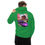 Miniature : Sweat à capuche Pleingaz REVUELTO PURPLE unisex coton/polyester