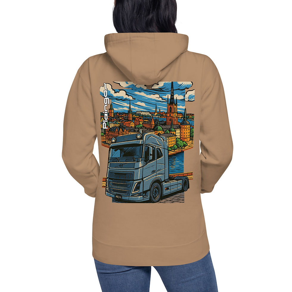 Miniature : Hoodie Pleingaz CAMION FH-13 - du S au 3XL  - unisex coton/polyester