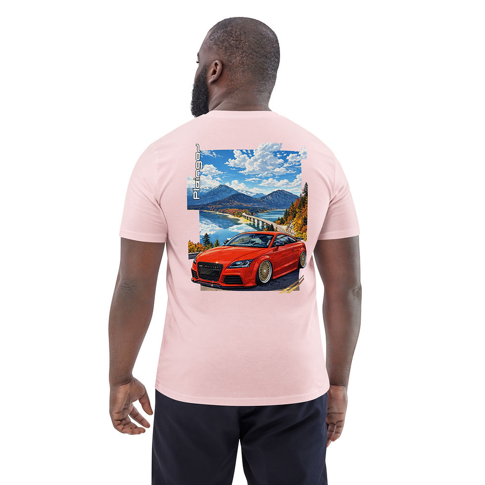 Thumbnail: T-shirt Pleingaz TT RS MK2 LAKE - du S au 5XL - Unisex coton bio oeko tex