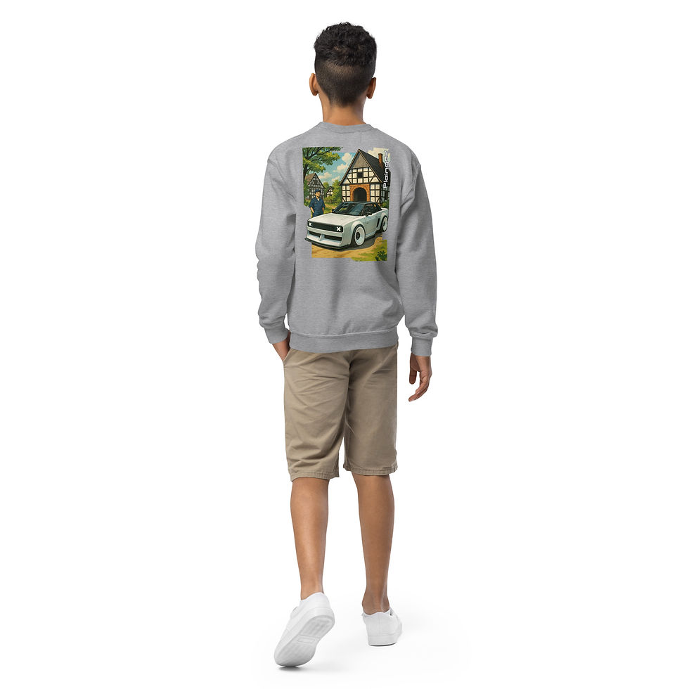 Miniature : Pull enfant Pleingaz GT50th CONCEPT unisex coton/polyester