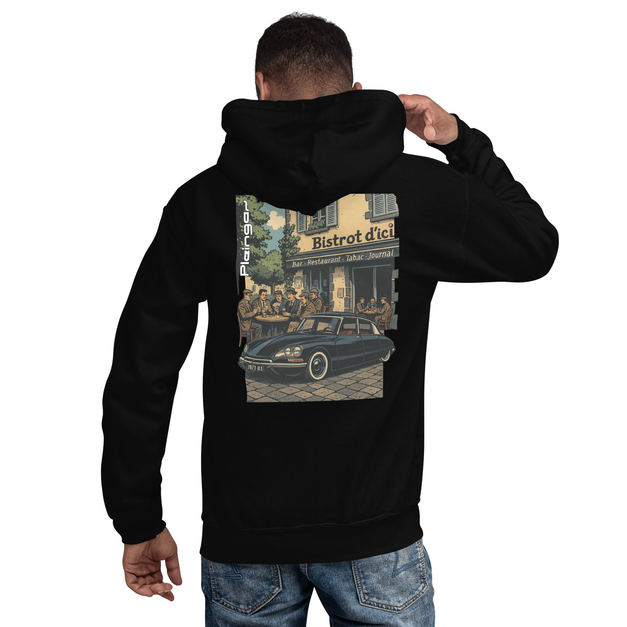 Sweat à capuche Pleingaz DS Bistro unisex coton/Polyester