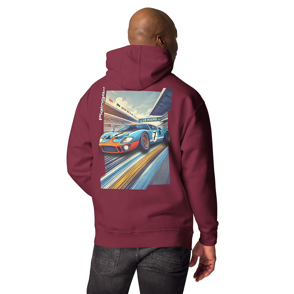 Thumbnail: Hoodie Pleingaz GT40 - du S au 3XL - unisex coton/polyester