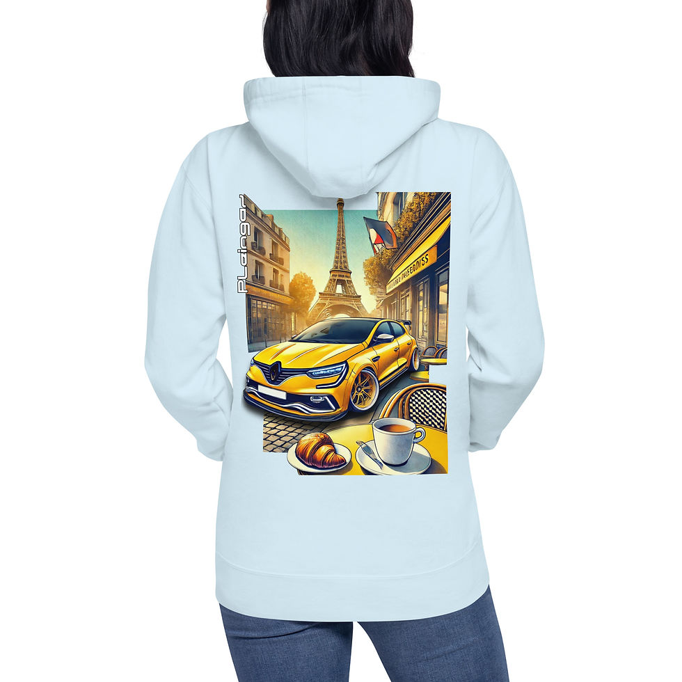 Miniature : Hoodie Pleingaz MEGANE RS - du S au 3XL  - unisex coton/polyester