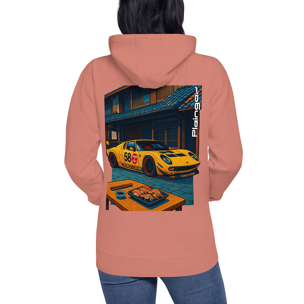 Thumbnail: Hoodie Pleingaz MIURA - du S au 3XL  - unisex coton/polyester
