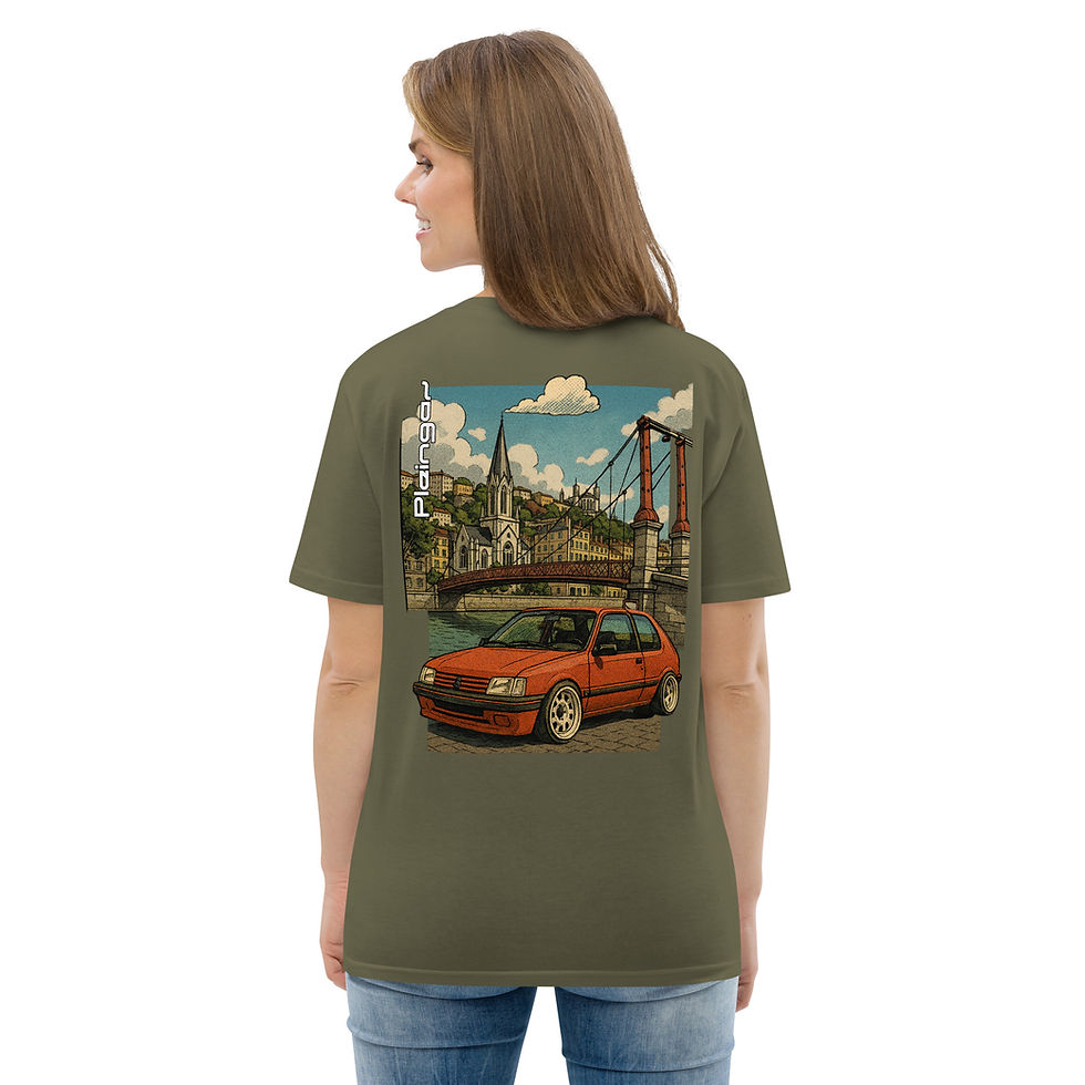 Thumbnail: T-shirt Pleingaz 205 LYON - du S au 5XL - Unisex Coton Bio Oeko-tex
