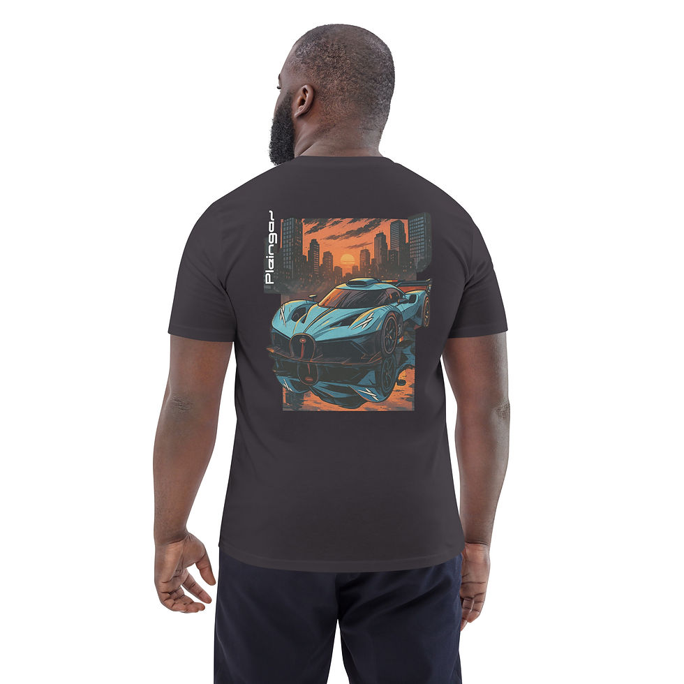 Thumbnail: T-shirt Pleingaz Le Bolide - du S au 5XL - Unisex 100% coton bio Oeko-Tex