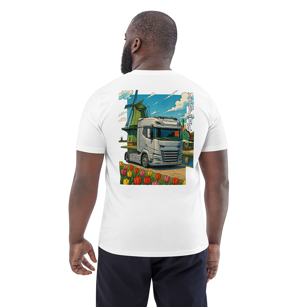 Miniaturbild: T-shirt Pleingaz Camion XG Truck - du S au 5XL - unisex 100% coton bio Oeko-Tex