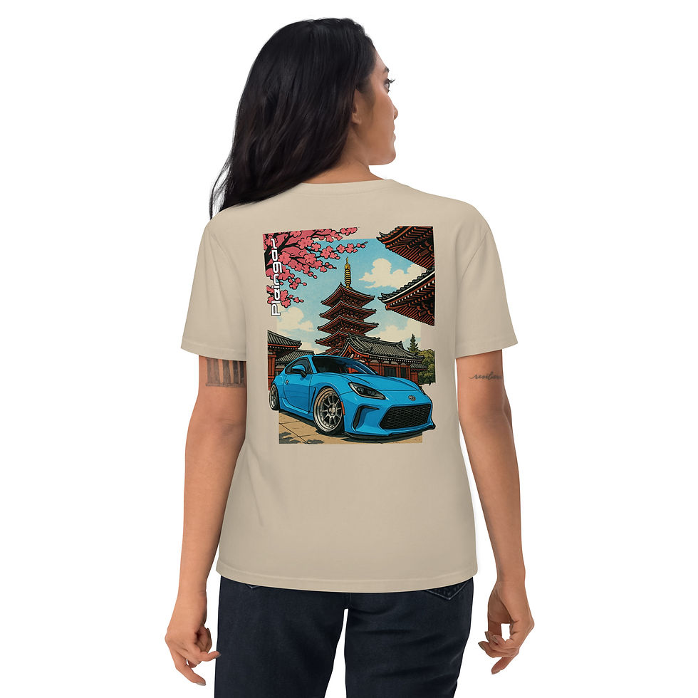 Thumbnail: T-shirt Pleingaz GR86 - du S au 5XL - unisex 100% coton bio Oeko-Tex