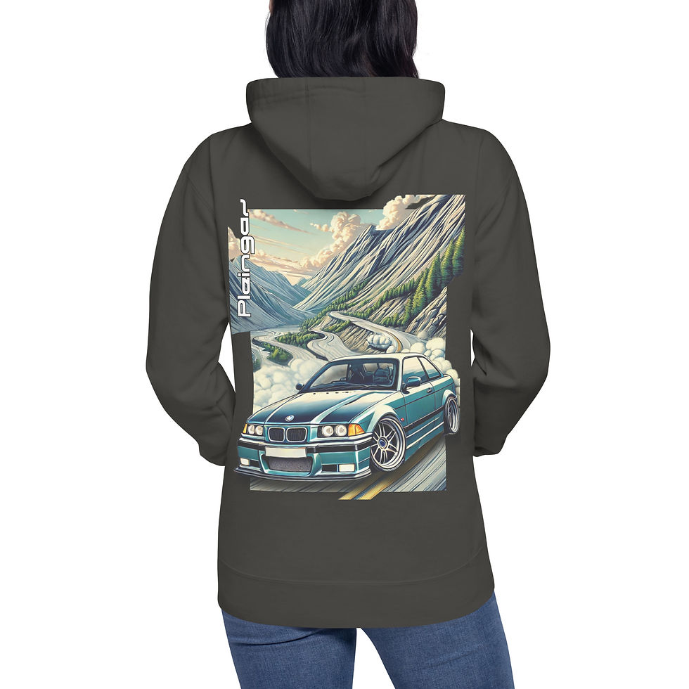 Thumbnail: Hoodie Pleingaz M3 E36 - du S au 3XL - unisex coton/polyester