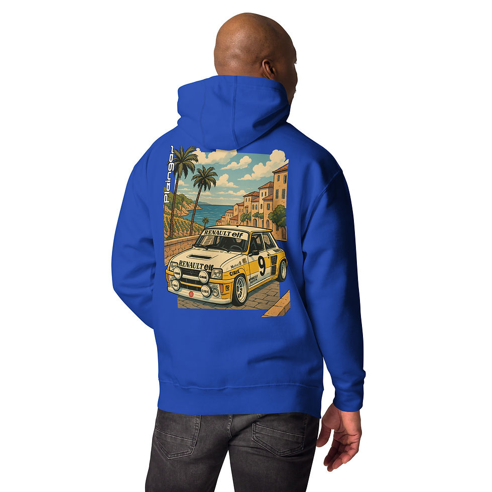 Miniature : Hoodie Pleingaz R5 TURBO - du S au 3XL  - unisex coton/polyester