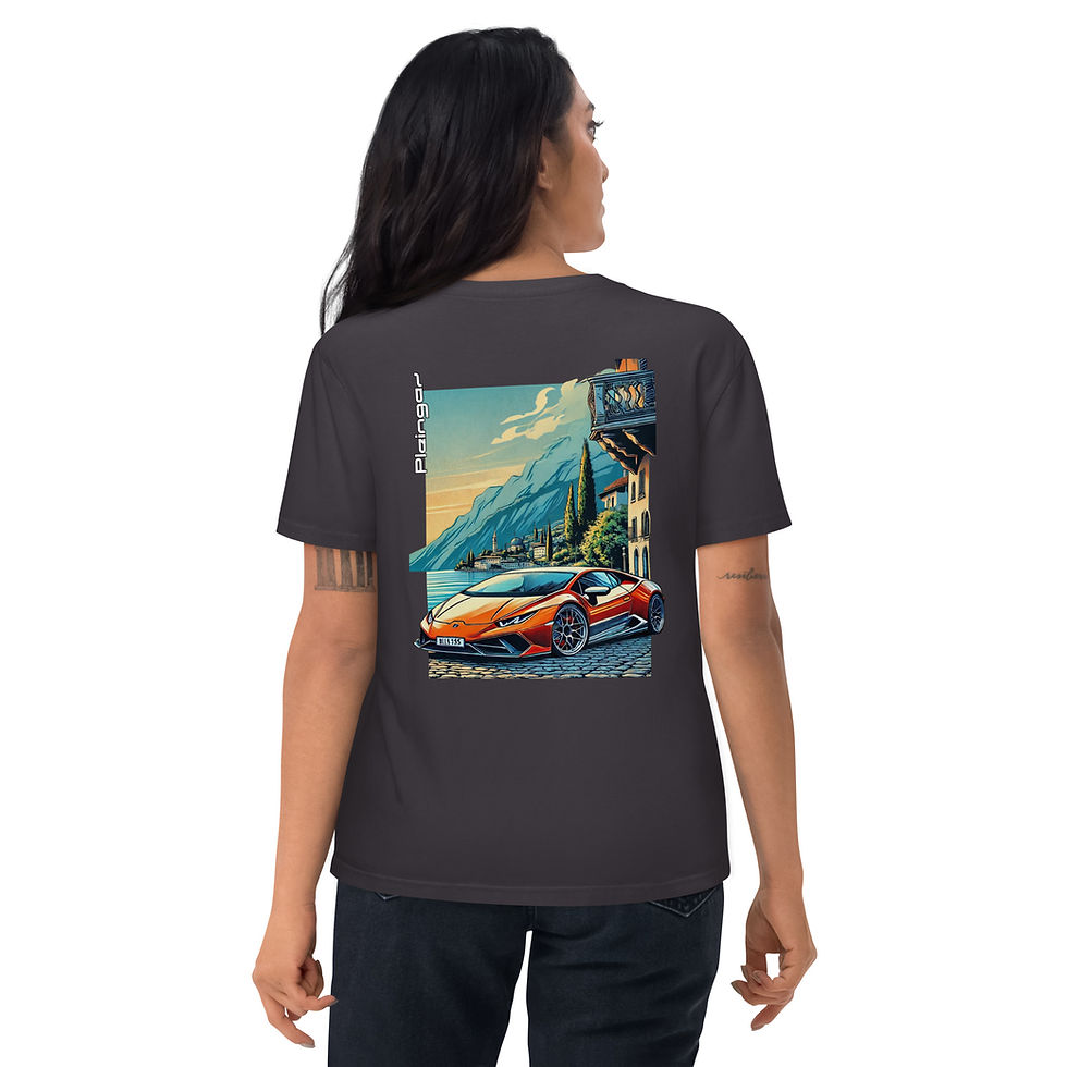 Miniaturbild: T-shirt Pleingaz HURACAN Unisex 100% coton bio Oeko-Tex