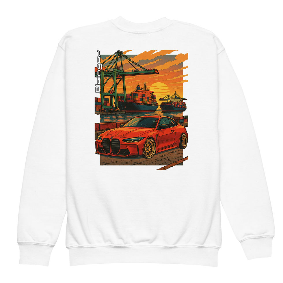 Thumbnail: Kids Sweater Pleingaz M4 G82 unisex coton/polyester