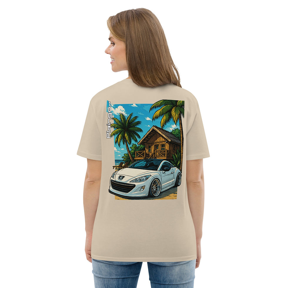 Miniature : T-shirt Pleingaz RCZ WHITE - du S au 5XL - unisex 100% coton bio Oeko-Tex