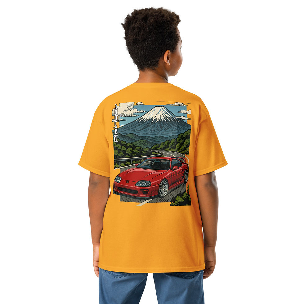 Thumbnail: Kid t-shirt Pleingaz SUPRA unisex coton Oeko-Tex