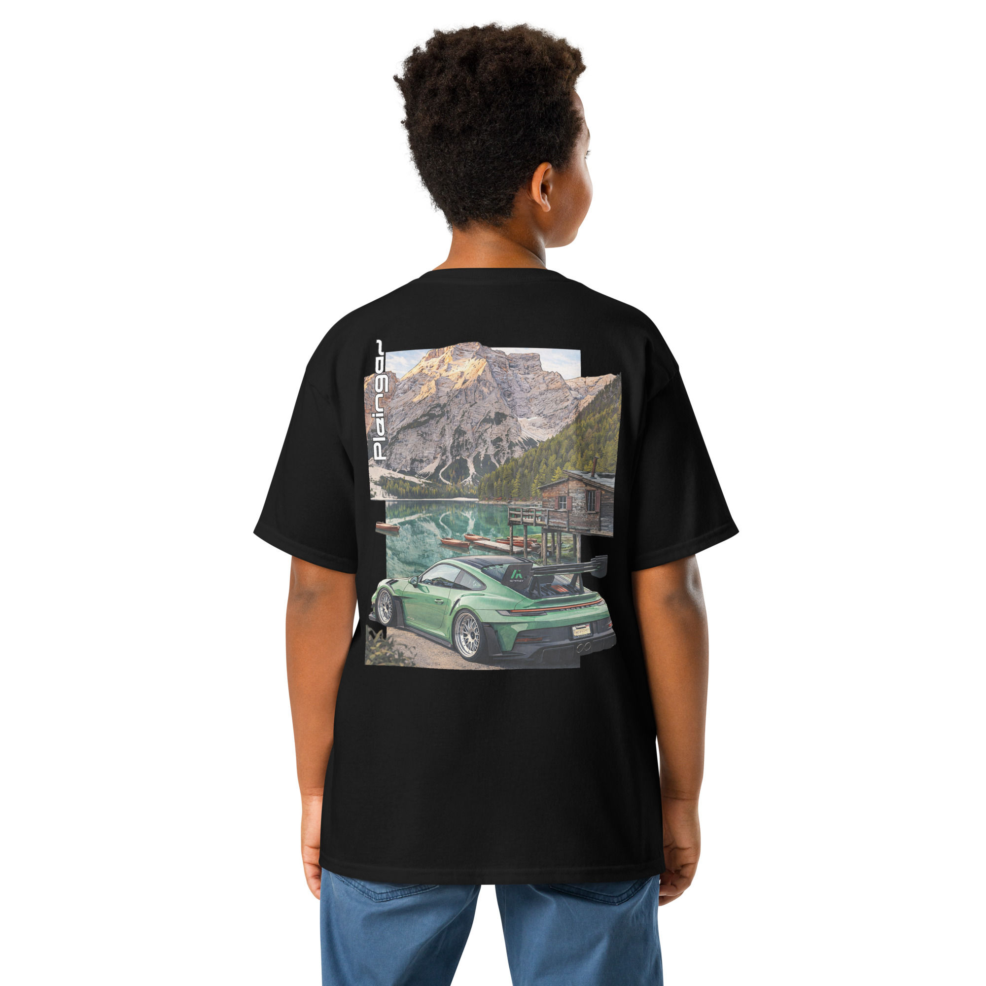 T-shirt enfant Pleingaz GT3RS LAKE unisex coton oeko-tex