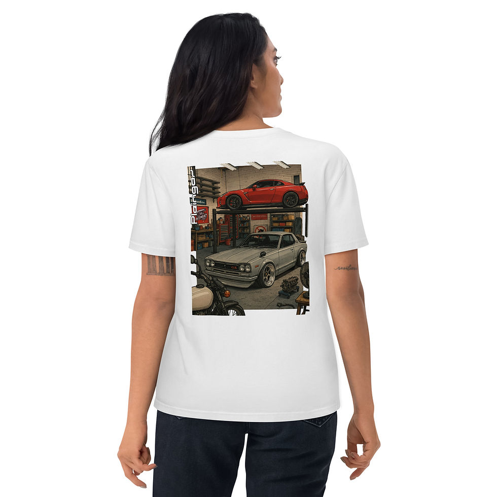 Thumbnail: T-shirt Pleingaz SKYLINE Legacy - du S au 5XL - unisex 100% coton bio Oeko-Tex