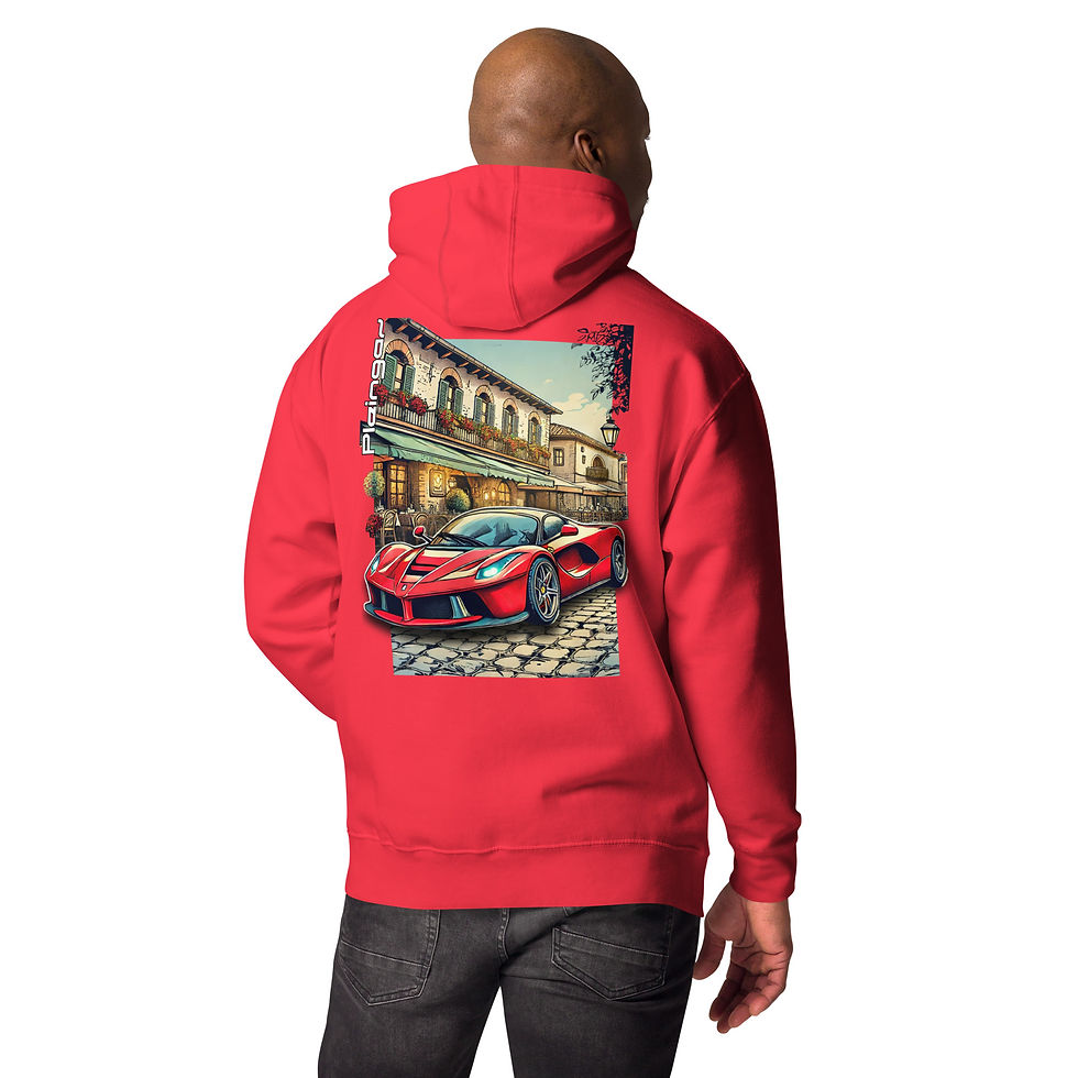 Miniaturbild: Hoodie Pleingaz  LAFERRARI - du S au 3XL  - unisex coton/polyester