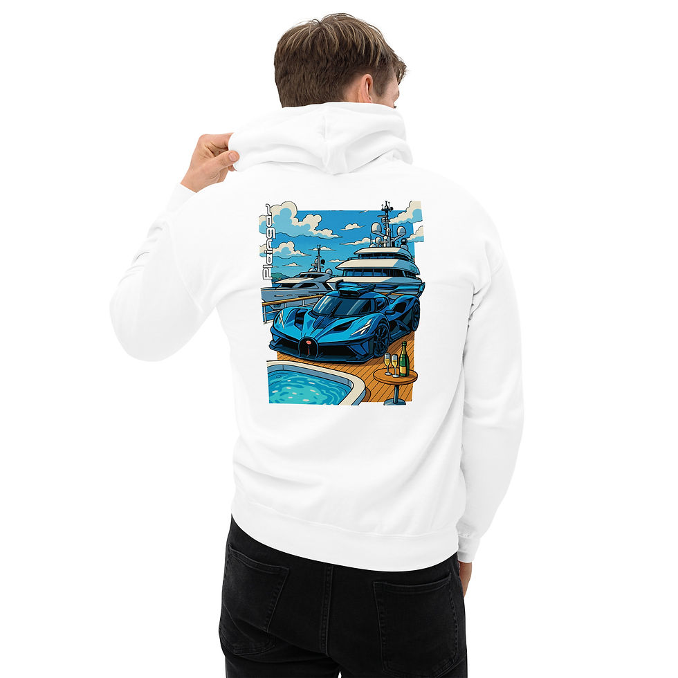 Thumbnail: Hoodie Pleingaz LE BOLIDE YACHT unisex coton/polyester