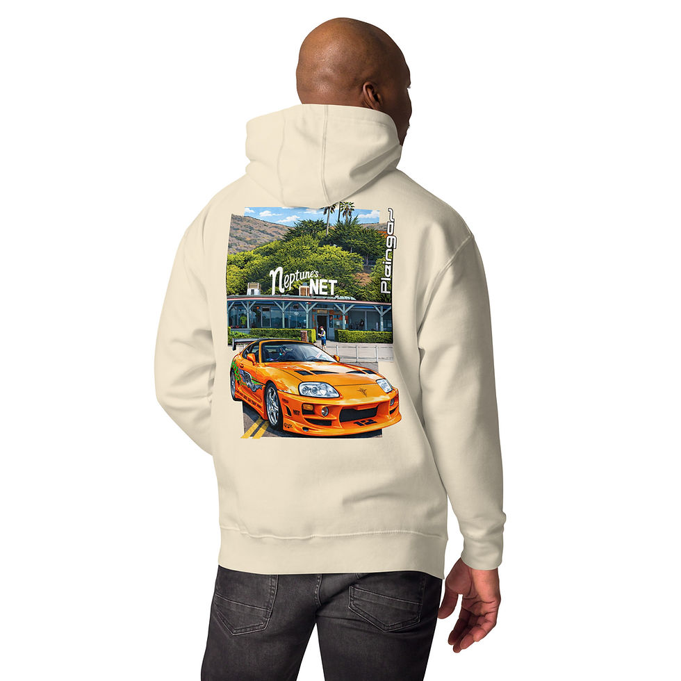 Miniature : Hoodie Pleingaz SUPRA FAST DINER - du S au 3XL - unisex coton/polyester
