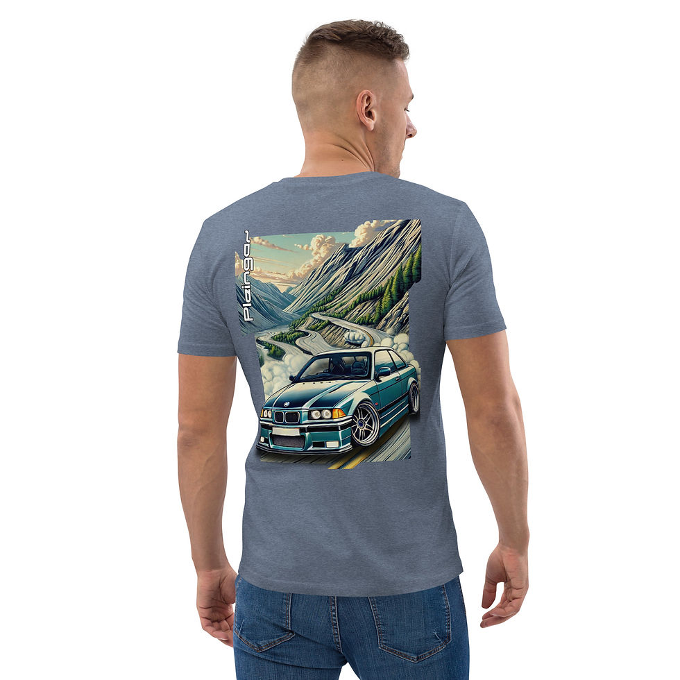 Thumbnail: T-shirt Pleingaz E36 M3 - du S au 5XL - Unisex 100% coton bio Oeko-Tex