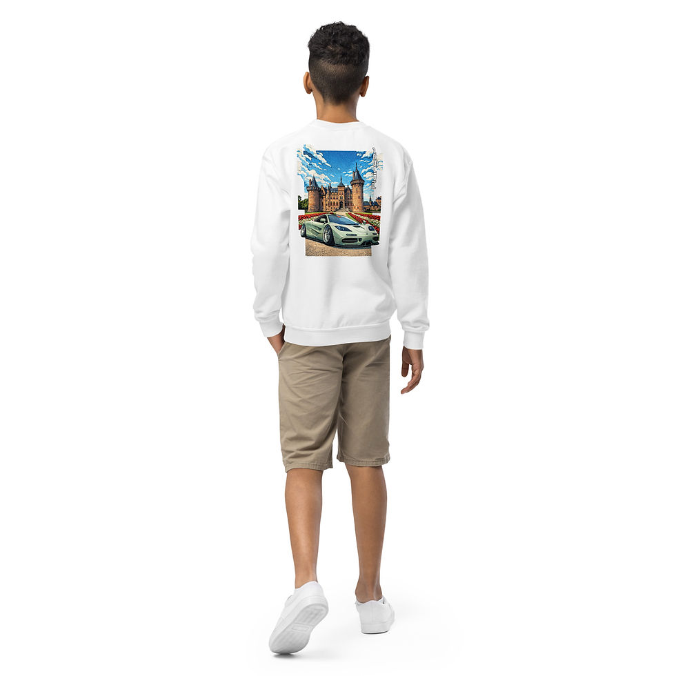 Thumbnail: Kids SweatersPleingaz F1 CASTLE unisex coton/polyester