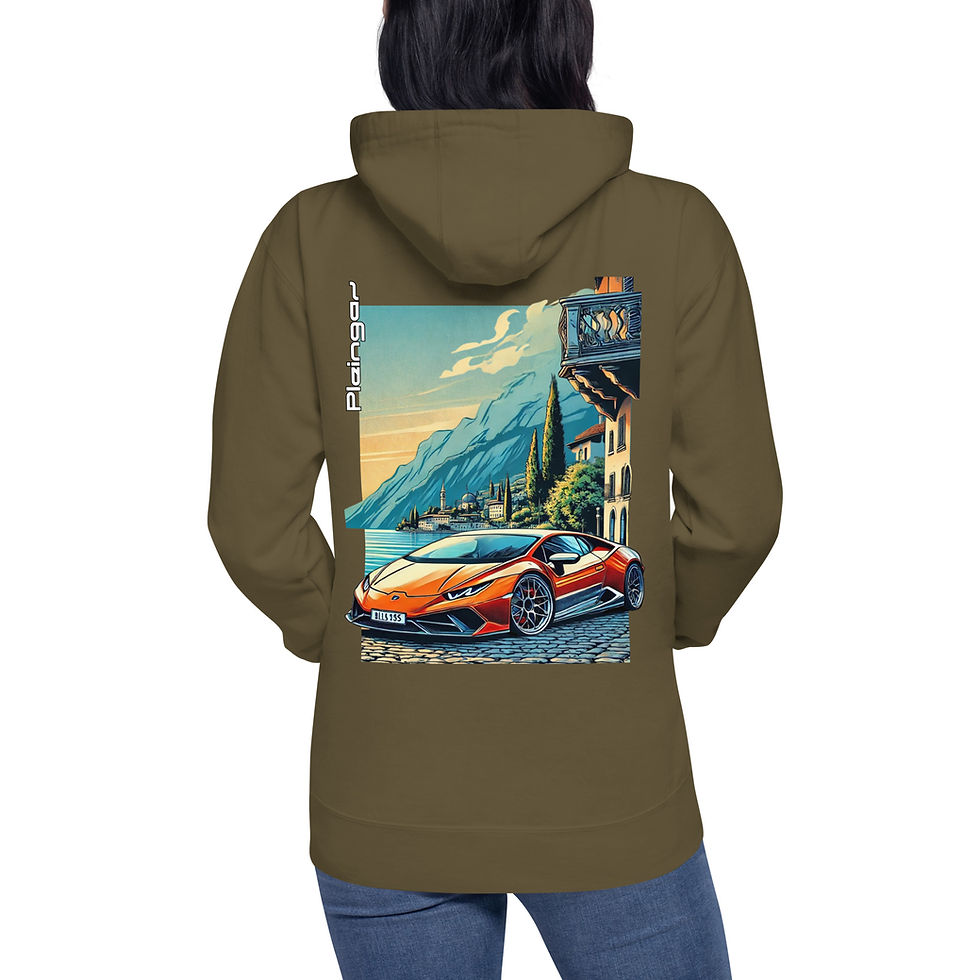 Miniaturbild: Hoodie Pleingaz HURACAN - du S au 3XL  - unisex coton/polyester