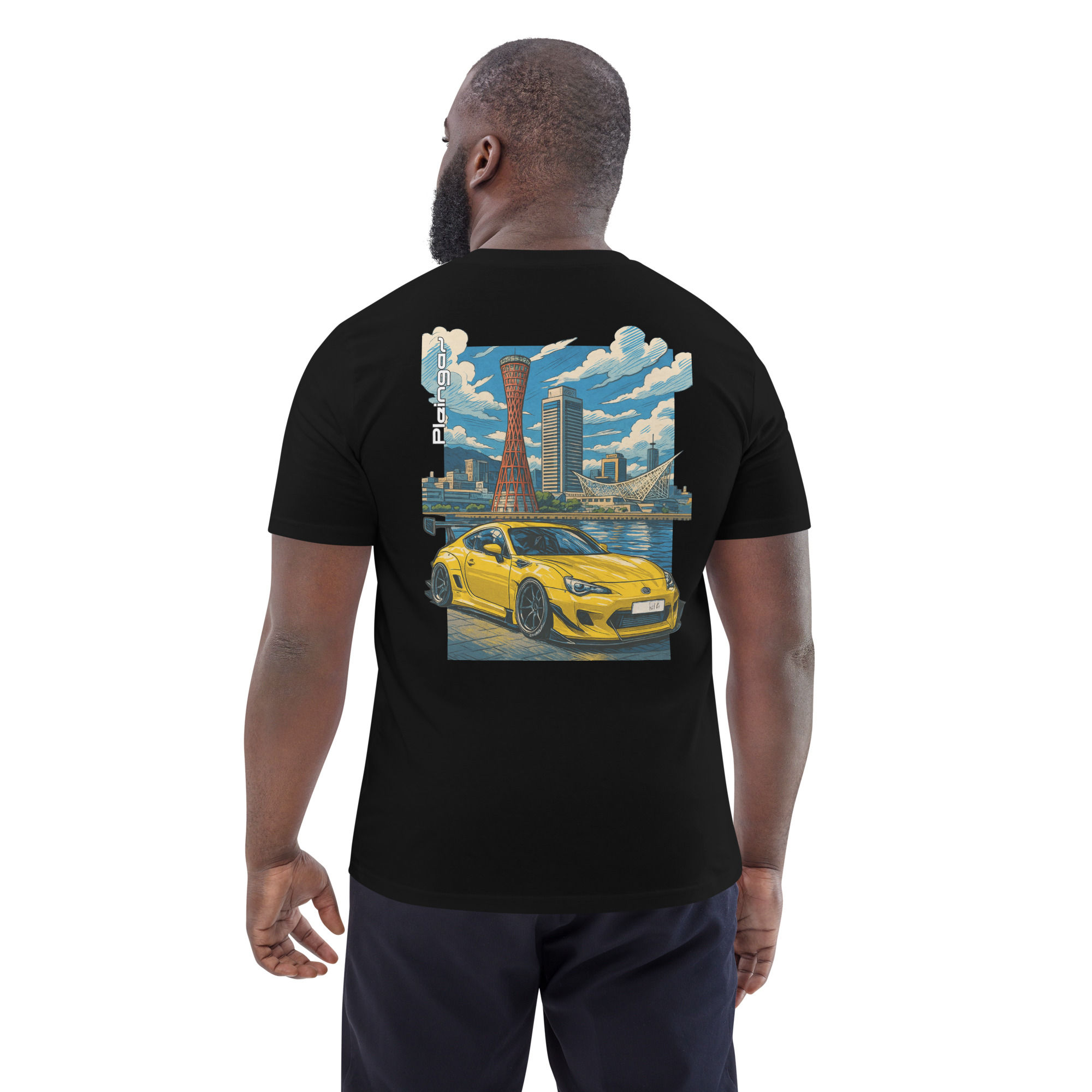 T-shirt Pleingaz GT86 WIDE unisex 100% coton bio Oeko-Tex