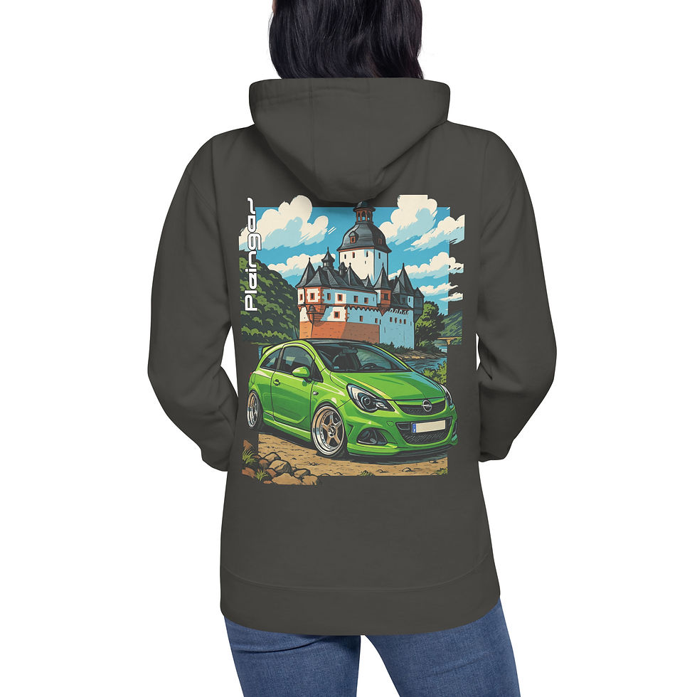 Miniature : Hoodie Pleingaz CORSA D OPC - du S au 3XL  - unisex coton/polyester