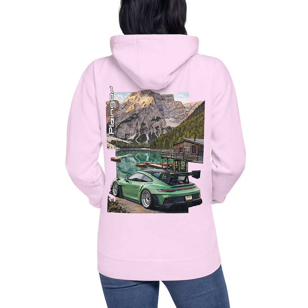 Miniature : Hoodie Pleingaz GT3 RS LAKE - du S au 3XL - unisex coton/polyester