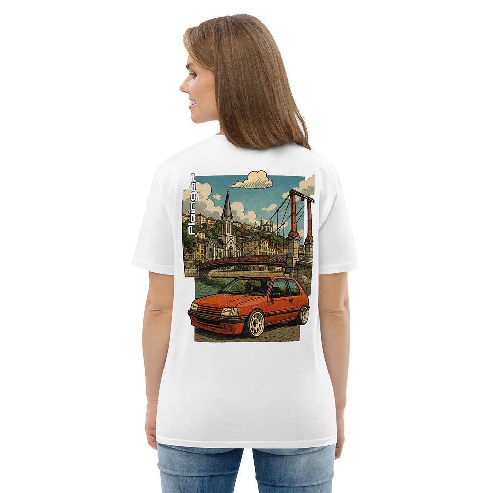Thumbnail: T-shirt Pleingaz 205 LYON - du S au 5XL - Unisex Coton Bio Oeko-tex