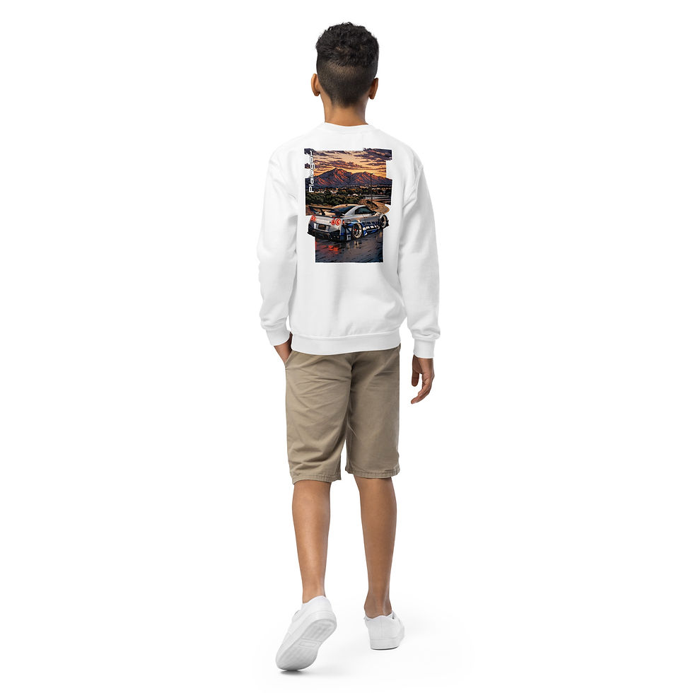 Miniature : Pull enfant Pleingaz R35 FAST WIDEBODY unisex coton/polyester