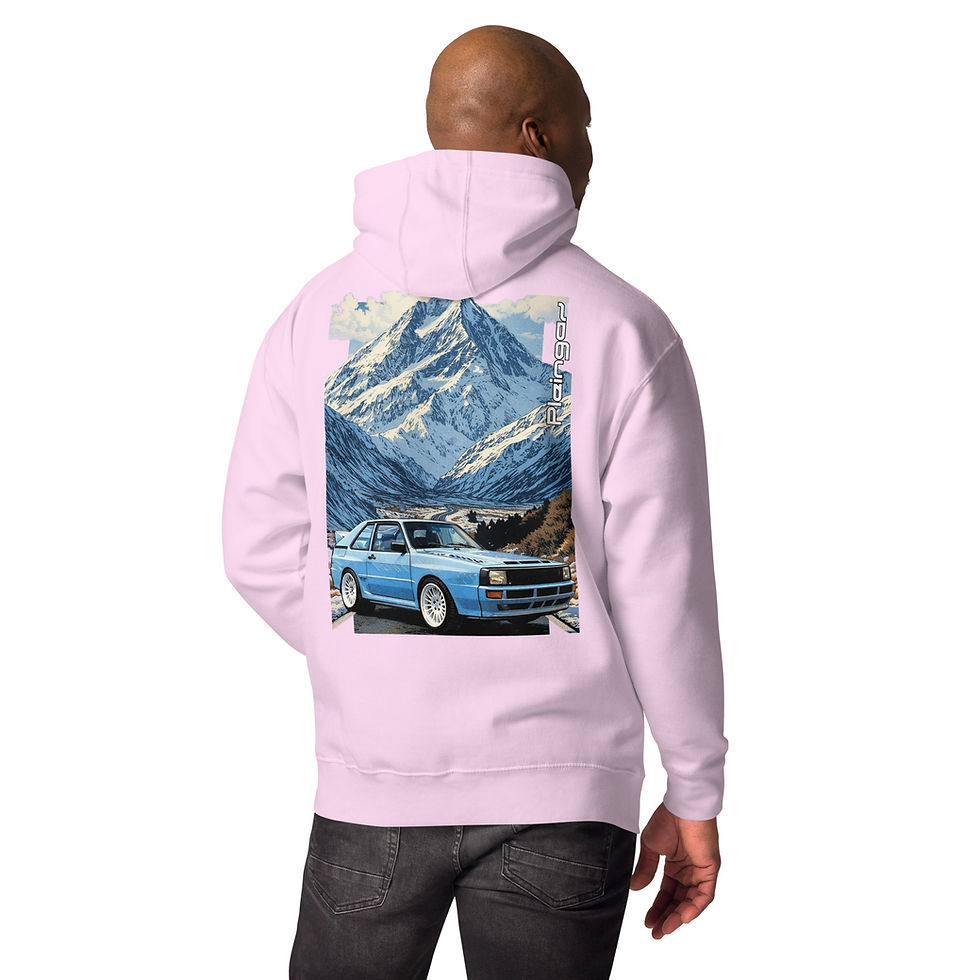 Thumbnail: Hoodie Pleingaz RALLY QUATTRO - du S au 3XL - unisex coton/polyester
