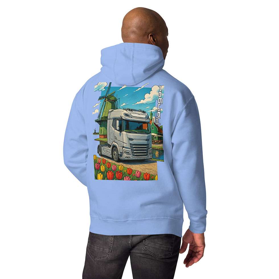 Miniature : Hoodie Pleingaz CAMION XG TRUCK - du S au 3XL  - unisex coton/polyester