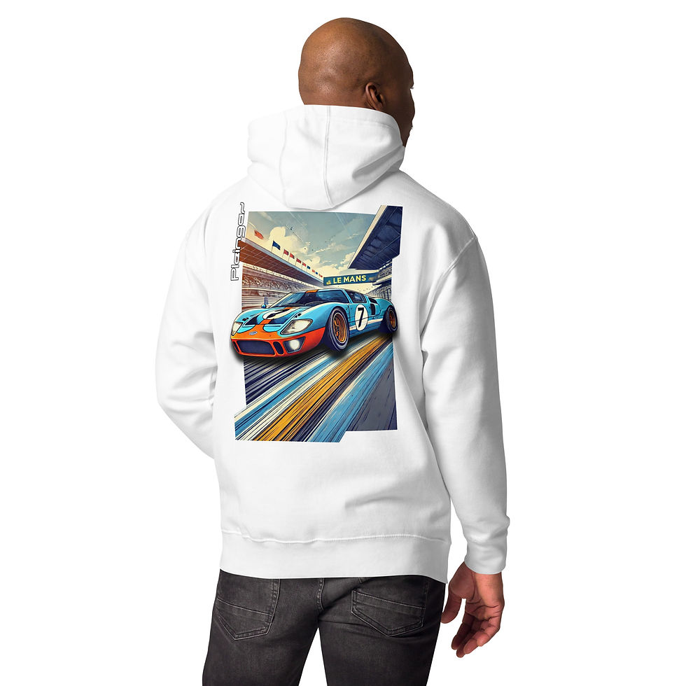 Thumbnail: Hoodie Pleingaz GT40 - du S au 3XL - unisex coton/polyester