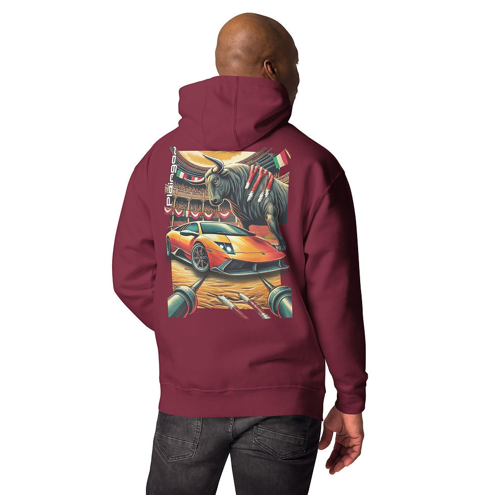 Miniaturbild: Hoodie Pleingaz MURCIELAGO - du S au 3XL  - unisex coton/polyester
