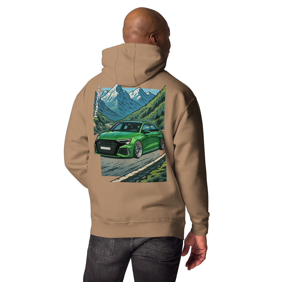 Thumbnail: Hoodie Pleingaz RS3 8Y HATCH - du S au 3XL - unisex coton/polyester