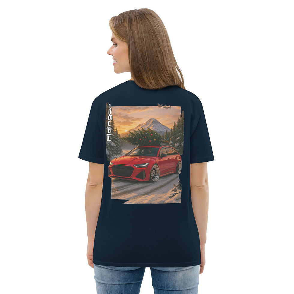 Thumbnail: T-shirt Pleingaz RS6 X-MAS - du S au 5XL - Unisex coton bio oeko tex