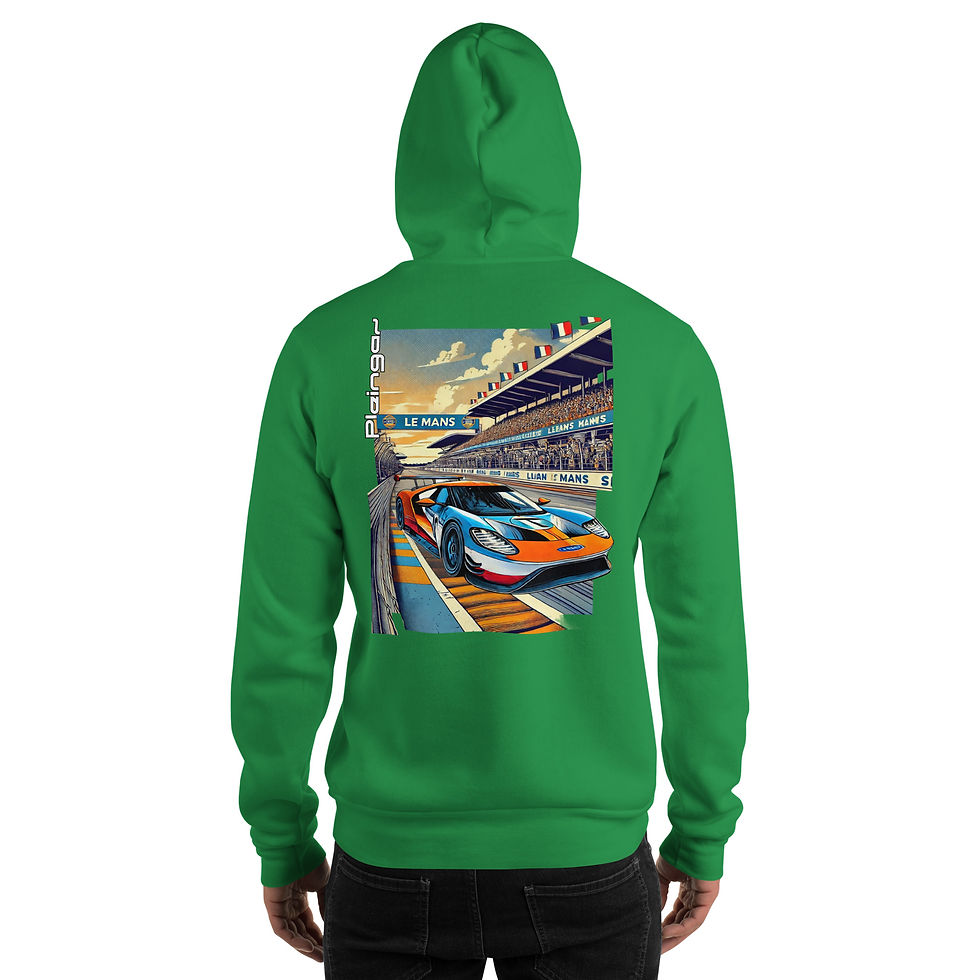 Thumbnail: Hoodie Pleingaz GT LM unisex coton/polyester