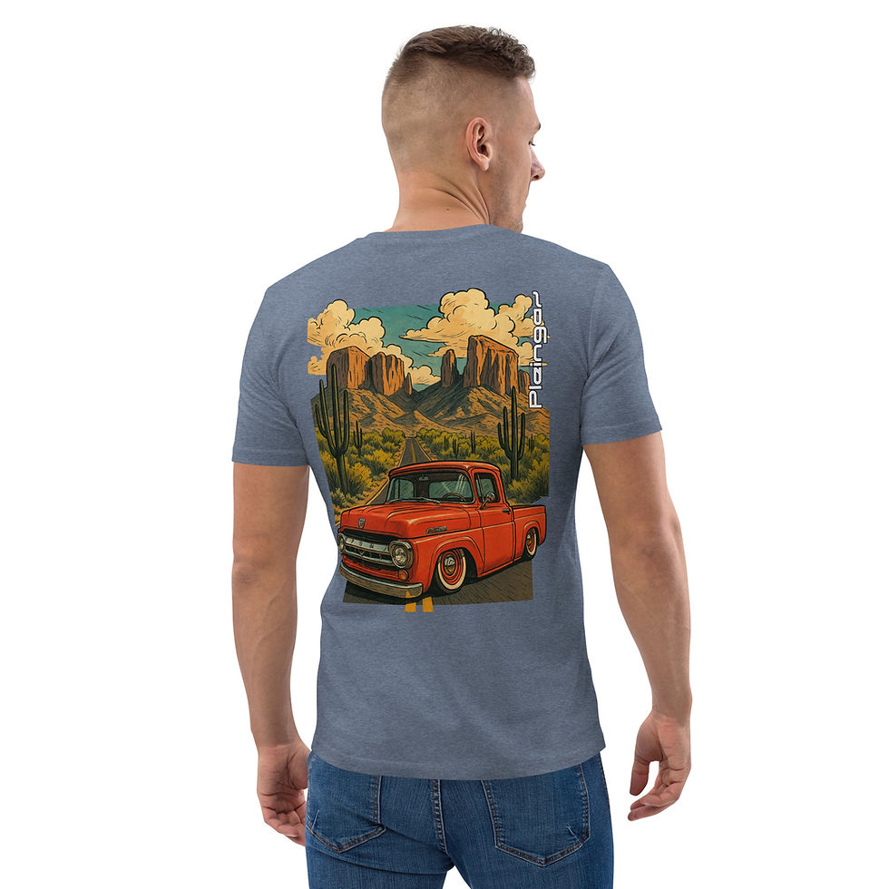 Thumbnail: T-shirt Pleingaz F100 1957 - du S au 5XL - Unisex coton bio oeko tex