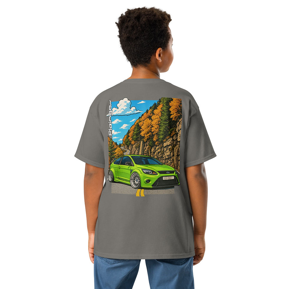 Thumbnail: Kid t-shirt Pleingaz FOCUS RS MK2 MONTAGNE  unisex 100% coton oeko tex