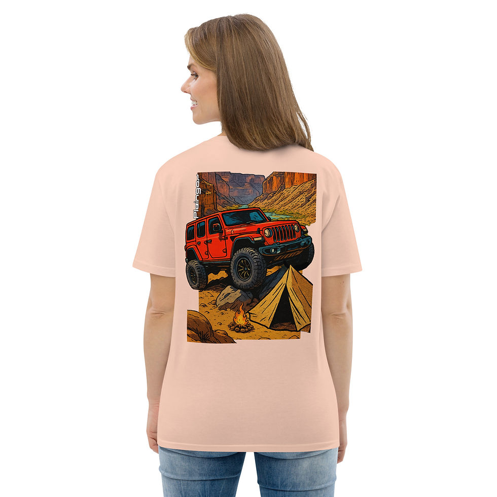 Thumbnail: T-shirt Pleingaz WRANGLER - du S au 5XL - unisex 100% coton bio Oeko-Tex