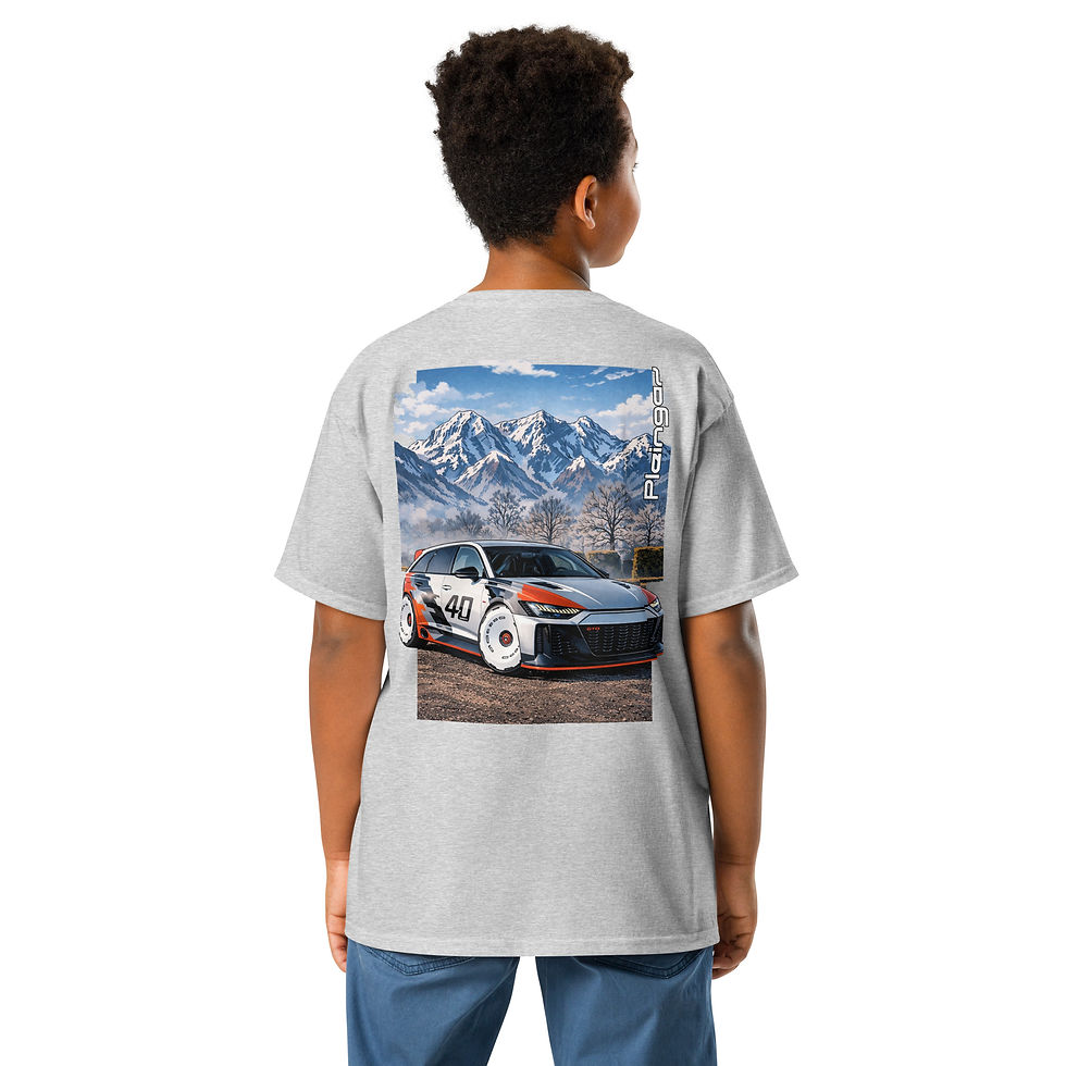 Thumbnail: Kid t-shirt Pleingaz RS6 GT0 unisex coton oeko-tex