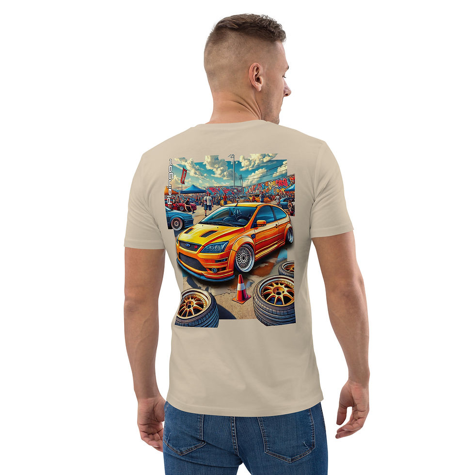 Thumbnail: T-shirt Pleingaz FOCUS ST - du S au 5XL - Unisex 100% coton bio Oeko-Tex